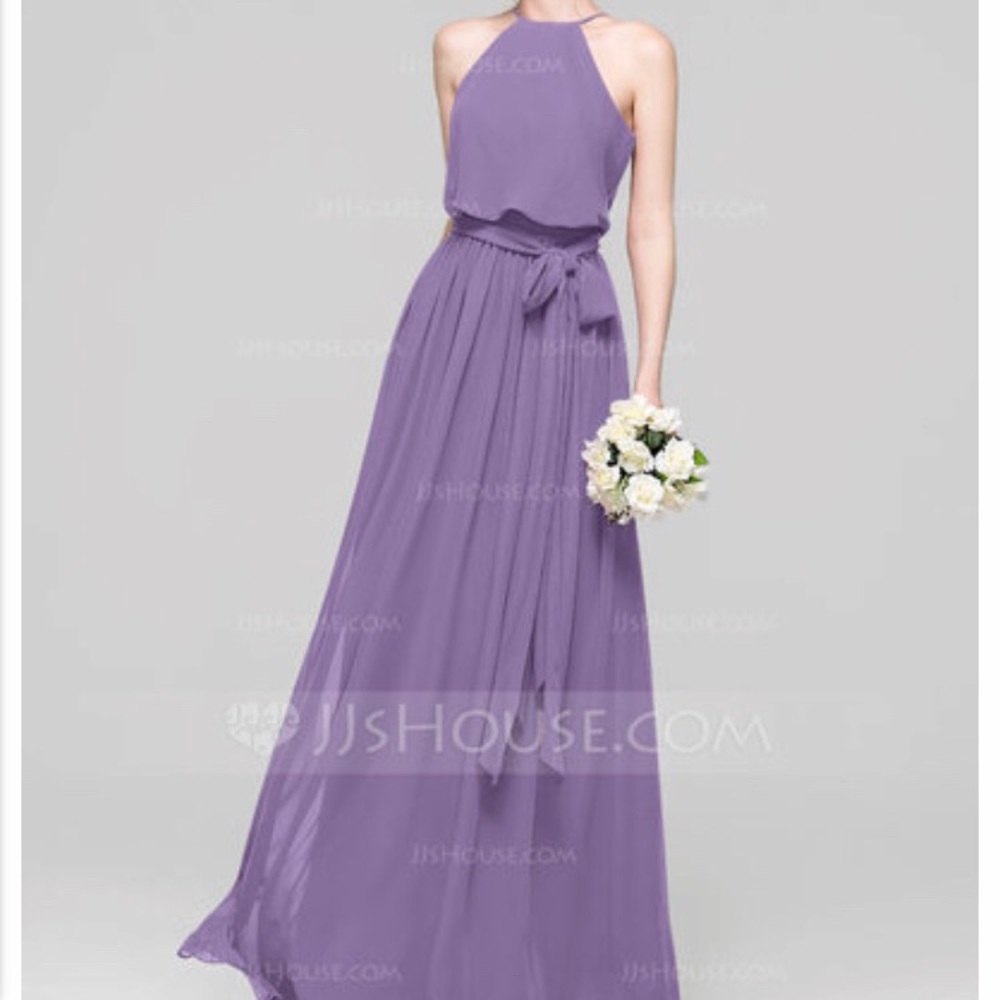 Light purple (Tahiti) floor length dress